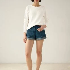 White + Warren Cotton Silk Ribbed Crewneck Best-Sellers