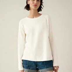 White + Warren Cotton Silk Ribbed Crewneck Best-Sellers
