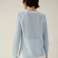 White + Warren Cotton Mesh V Neck Summer Staples