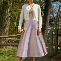 White + Warren Silk Cashmere Button Cardigan