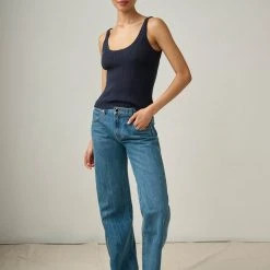 White + Warren Color Shop Cotton Silk Tank