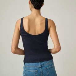 White + Warren Color Shop Cotton Silk Tank