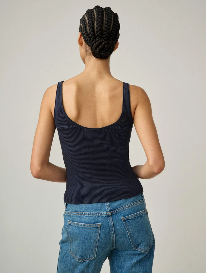 White + Warren Color Shop Cotton Silk Tank