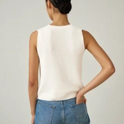 White + Warren Cotton Silk Ribbed Top Best-Sellers