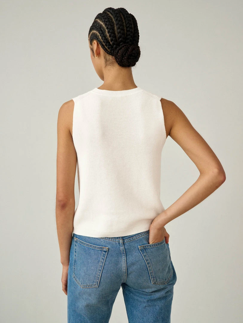 White + Warren Cotton Silk Ribbed Top Best-Sellers