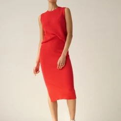 White + Warren Cotton Silk Ribbed Top