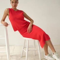 White + Warren Cotton Silk Ribbed Top