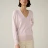 White + Warren Cotton Silk V Neck Color Shop