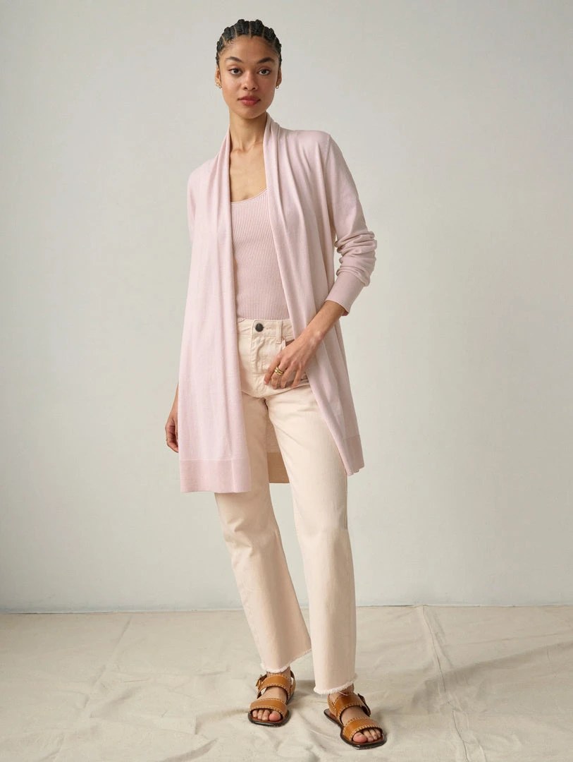 White + Warren Cotton Silk Long Open Cardigan Best-Sellers