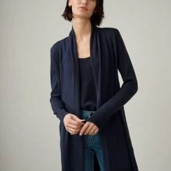 White + Warren Cotton Silk Long Open Cardigan Best-Sellers