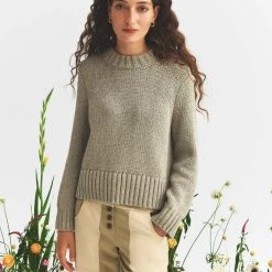 White + Warren Lofty Cotton High Rib Crewneck Best-Sellers