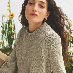 White + Warren Lofty Cotton High Rib Crewneck Best-Sellers