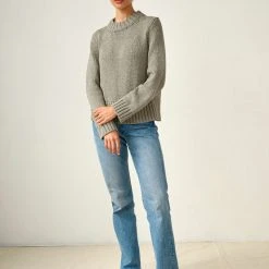 White + Warren Lofty Cotton High Rib Crewneck Best-Sellers