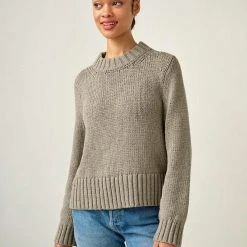 White + Warren Lofty Cotton High Rib Crewneck Best-Sellers