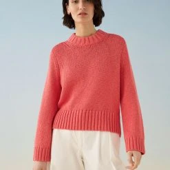 White + Warren Lofty Cotton High Rib Crewneck Best-Sellers