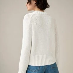 White + Warren Lofty Cotton High Rib Crewneck Best-Sellers