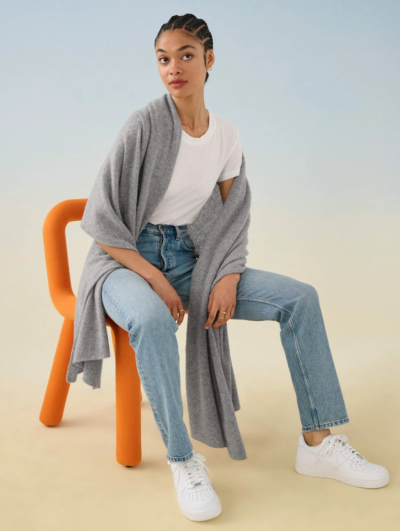 White + Warren Cashmere Travel Wrap