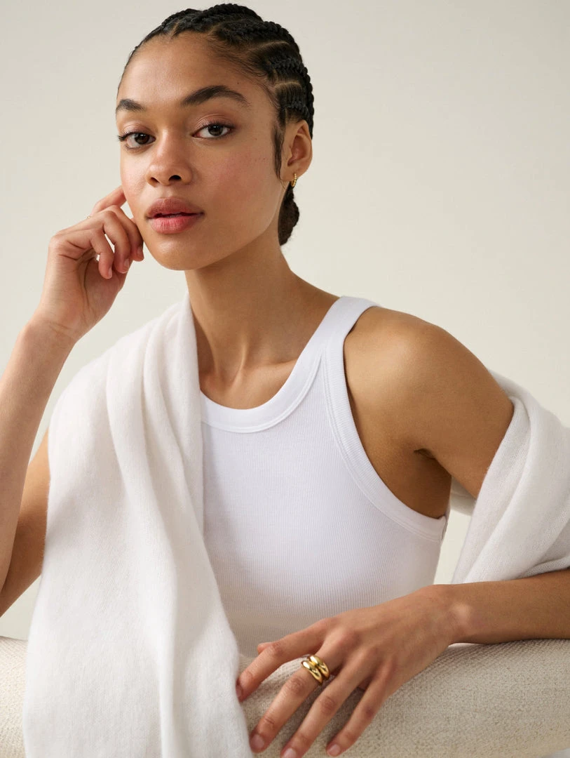 White + Warren Cashmere Travel Wrap