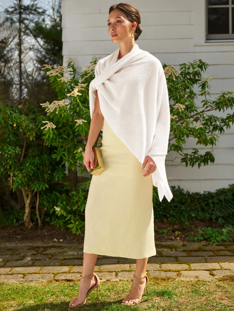 White + Warren Cashmere Travel Wrap